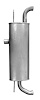 50147 Exhaust Muffler Assembly; 2015-2024 Ford Edge - image 1