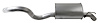 54190 Exhaust Tail Pipe; 2004-2009 Dodge Durango - image 1
