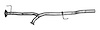 58495 Prebent Exhaust Pipe; 2005-2006 Toyota Tundra Center - image 1