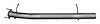 58507 Prebent Exhaust Pipe; 1999-2001 Ford F-250 Super Duty Front, 1999-2001 Ford F-350 Super Duty Front - image 1
