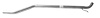 58524 Prebent Exhaust Pipe; 2013-2017 Honda Accord, 2008-2012 Honda Accord Rear - image 1