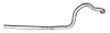 58566 Prebent Exhaust Pipe; 2011-2014 Ford Mustang Right - image 1