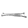 58577 Prebent Exhaust Pipe; 2009-2014 Hyundai Genesis - image 1
