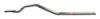 58583 Prebent Exhaust Pipe; 2013-2020 Ford Fusion - image 1