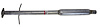 58593 Prebent Exhaust Pipe; 2013-2016 Dodge Dart Center - image 1