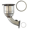 641167 Federal/EPA Catalytic Converter - Direct Fit; 1999-2001 Nissan Maxima Front, INFINITI I30 Front - image 1