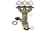 641223 Federal/EPA Catalytic Converter - Direct Fit w/ Integrated Manifold; Fits Select Mitsubishi - image 1