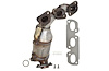 641270 Federal/EPA Catalytic Converter - Direct Fit w/ Integrated Manifold; Fits Select Mazda - image 1