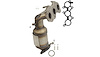 641298 Federal/EPA Catalytic Converter - Direct Fit w/ Integrated Manifold; Fits Select Toyota - image 1