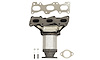 641310 Federal/EPA Catalytic Converter - Direct Fit w/ Integrated Manifold; Fits Select Kia/Hyundai - image 1