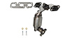 641386 Federal/EPA Catalytic Converter - Direct Fit w/ Integrated Manifold; Fits Select Ford/Mercury/Mazda - image 1
