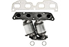 641402 Federal/EPA Catalytic Converter - Direct Fit w/ Integrated Manifold; 2000-2005 Toyota MR2 Spyder Front - image 1