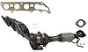 641410 Federal/EPA Catalytic Converter - Direct Fit w/ Integrated Manifold; 2004-2009 Mazda 3, 3 Front - image 1