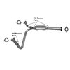 641411 Federal/EPA Catalytic Converter - Direct Fit w/ Integrated Manifold; Fits Select Mitsubishi - image 2