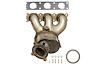 641422 Federal/EPA Catalytic Converter - Direct Fit w/ Integrated Manifold; Fits Select Volvo/Land - image 1