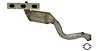 641437 Federal/EPA Catalytic Converter - Direct Fit w/ Integrated Manifold; Fits Select BMW - image 1