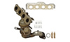 641488 Federal/EPA Catalytic Converter - Direct Fit w/ Integrated Manifold; 2012-2014 Mazda 2, 2 Front - image 1