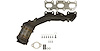 641495 Federal/EPA Catalytic Converter - Direct Fit w/ Integrated Manifold; 2007-2009 Kia Sorento Front Right - image 1