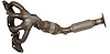 641500 Federal/EPA Catalytic Converter - Direct Fit w/ Integrated Manifold; 2005-2007 Ford Focus - image 1