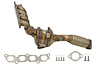 641504 Federal/EPA Catalytic Converter - Direct Fit w/ Integrated Manifold; Fits Select Ford - image 1
