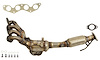 641514 Federal/EPA Catalytic Converter - Direct Fit w/ Integrated Manifold; 2012-2018 Ford Focus, Focus Front - image 1