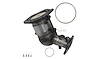 641531 Federal/EPA Catalytic Converter - Direct Fit; Fits Select Nissan/INFINITI - image 1