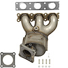 641536 Federal/EPA Catalytic Converter - Direct Fit w/ Integrated Manifold; Fits Select Volvo
