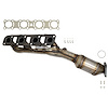 641539 Federal/EPA Catalytic Converter - Direct Fit w/ Integrated Manifold; Fits Select INFINITI - image 1