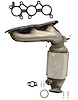641549 Federal/EPA Catalytic Converter - Direct Fit w/ Integrated Manifold; Fits Select Toyota/Lexus - image 1