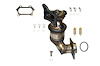 641558 Federal/EPA Catalytic Converter - Direct Fit; 2012-2015 Honda Civic Front, 2013-2015 Acura ILX Front - image 1