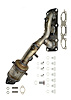 641578 Federal/EPA Catalytic Converter - Direct Fit w/ Integrated Manifold; Fits Select Hyundai/Kia - image 1
