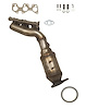 641580 Federal/EPA Catalytic Converter - Direct Fit w/ Integrated Manifold; Fits Select Toyota - image 1