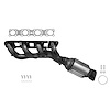 641592 Federal/EPA Catalytic Converter - Direct Fit w/ Integrated Manifold; Fits Select Nissan/INFINITI - image 1