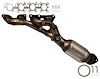 641604 Federal/EPA Catalytic Converter - Direct Fit w/ Integrated Manifold; 2007-2017 Lexus LS460 Left - image 1