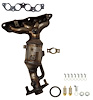 641615 Federal/EPA Catalytic Converter - Direct Fit w/ Integrated Manifold; 2012-2019 Toyota Prius C Front - image 1
