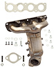 641618 Federal/EPA Catalytic Converter - Direct Fit w/ Integrated Manifold; Fits Select Hyundai/Kia - image 1