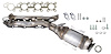 641632 Federal/EPA Catalytic Converter - Direct Fit w/ Integrated Manifold; 2010-2023 Lexus GX460 Left - image 1