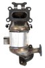 641645 Federal/EPA Catalytic Converter - Direct Fit w/ Integrated Manifold; Fits Select Nissan/Mitsubishi - image 2