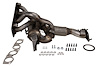 641652 Federal/EPA Catalytic Converter - Direct Fit w/ Integrated Manifold; 2018-2021 Mazda CX-5 Front - image 1