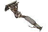 641656 Federal/EPA Catalytic Converter - Direct Fit w/ Integrated Manifold; Fits Select Ford/Lincoln - image 1