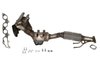 641656 Federal/EPA Catalytic Converter - Direct Fit w/ Integrated Manifold; Fits Select Ford/Lincoln - image 2