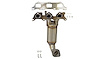 642120 Federal/EPA Catalytic Converter - Direct Fit w/ Integrated Manifold; Fits Select Chrysler/Dodge - image 1