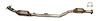 642838 Federal/EPA Catalytic Converter - Direct Fit; 2003-2006 Mercedes-Benz S430 Left, S500 Left - image 1
