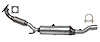 642861 Federal/EPA Catalytic Converter - Direct Fit; 2004-2005 Volkswagen Jetta - image 1