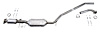 642990 Federal/EPA Catalytic Converter - Direct Fit; 2001-2003 Toyota Highlander Rear - image 1