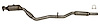 643132 Federal/EPA Catalytic Converter - Direct Fit; 2005-2008 Audi A6 Quattro Right - image 1