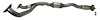643148 Federal/EPA Catalytic Converter - Direct Fit; 2015-2016 Chevrolet Colorado Rear, GMC Canyon Rear - image 1