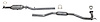 643166 Federal/EPA Catalytic Converter - Direct Fit; 2016-2021 Mitsubishi Outlander Sport Rear - image 1
