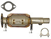 644031 Federal/EPA Catalytic Converter - Direct Fit; 2007-2009 Mazda 3 Rear - image 1