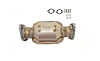 644138 Federal/EPA Catalytic Converter - Direct Fit; 2009-2014 Hyundai Genesis Left, Genesis Rear Left - image 1